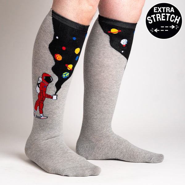 sock it to me Moon Walk in the Morning Stretch-It Knee High Socks