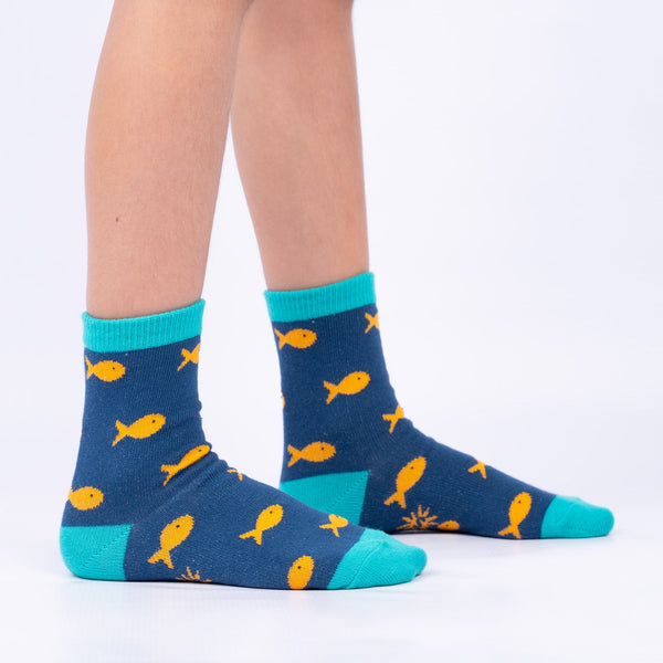 Sock It To Me My Otter Half Junior Crew Socks 3-Pack