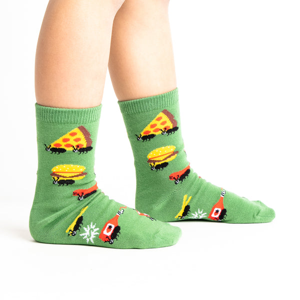 Sock It To Me Picnic Crashers Junior Crew Socks 3-Pack
