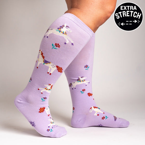 sock it to me Prancing Around Stretch-It Knee High Socks