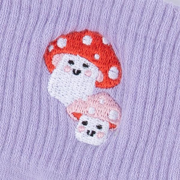 Sock It To Me So Mush Shroom In My Heart Quarter Socks