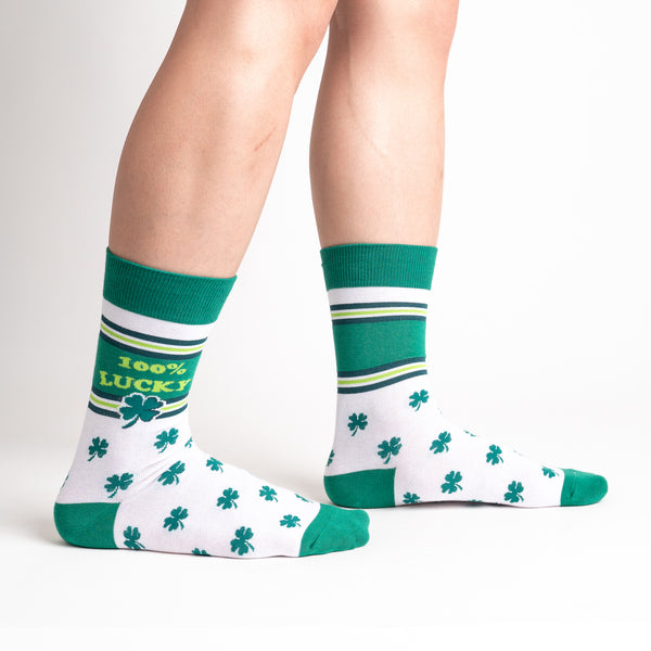 sock it to me 100% Lucky Men's Crew Socks