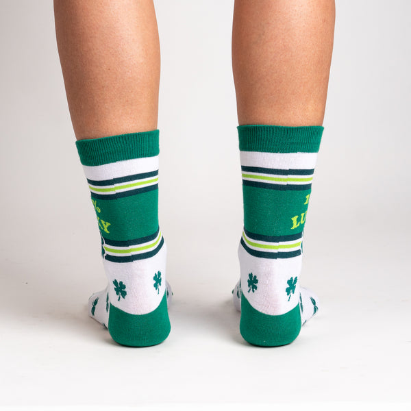 Sock It To Me 100% Lucky Women's Crew Socks