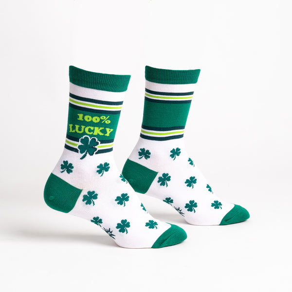 Sock It To Me 100% Lucky Women's Crew Socks