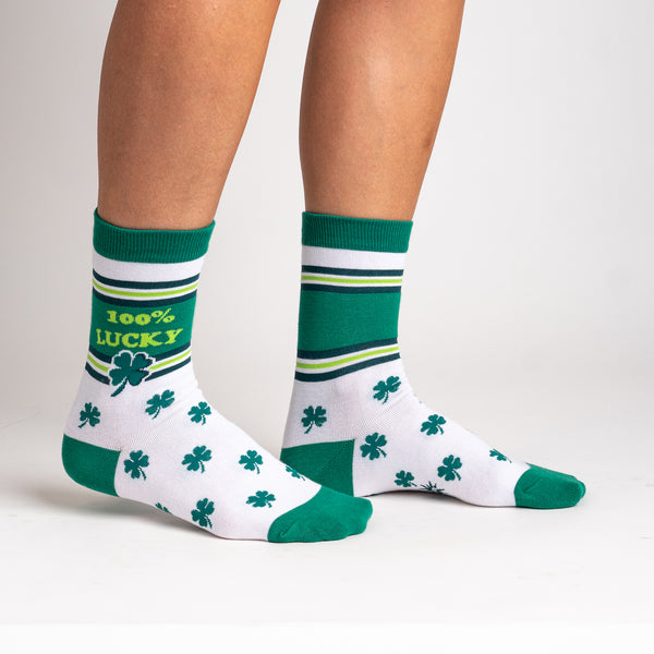 sock it to me 100% Lucky Women's Crew Socks