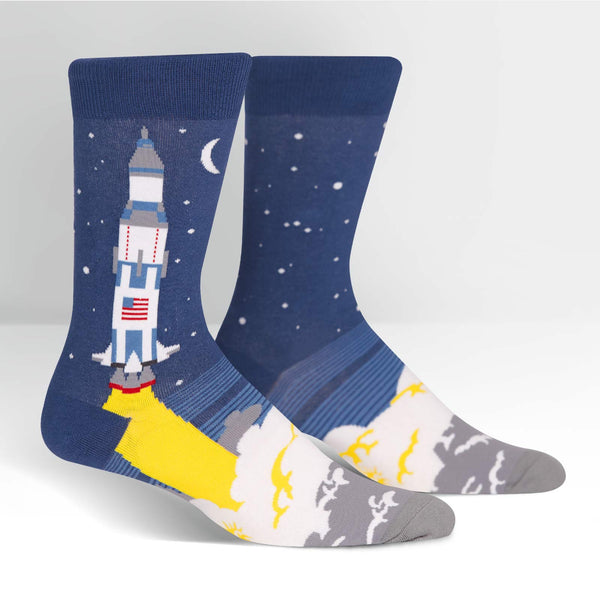 Sock It To Me 3 2 1 Lift Off Men's Crew Socks
