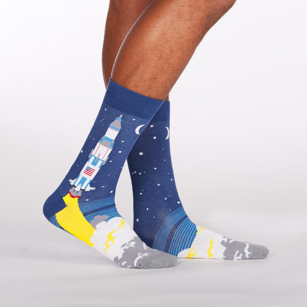sock it to me 3 2 1 Lift Off Men's Crew Socks
