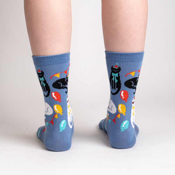 Sock It To Me A Purr-fect Day Crew Socks