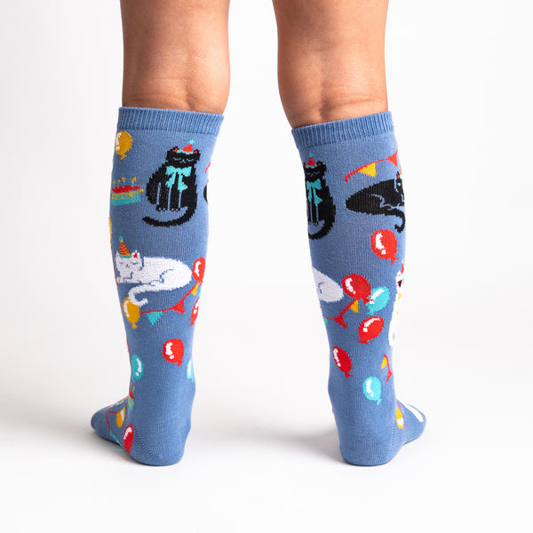 Sock It To Me A Purr-fect Day Youth Knee Socks