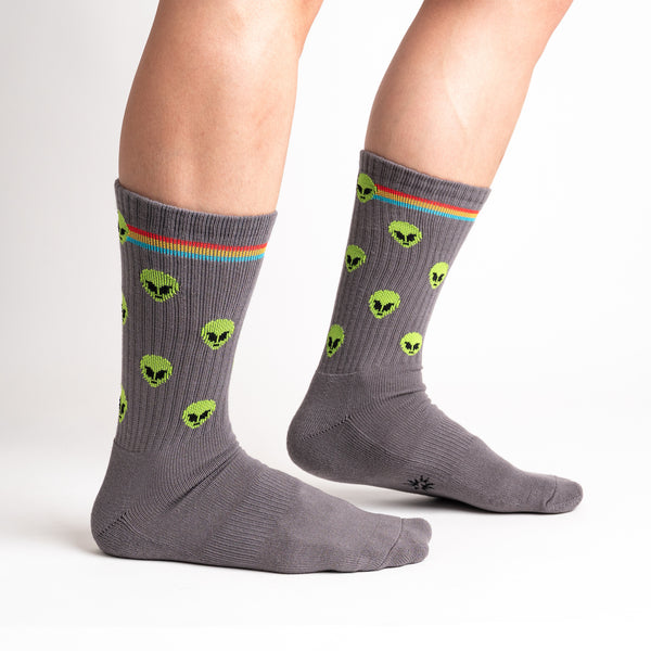sock it to me Aliens Ribbed Crew Socks