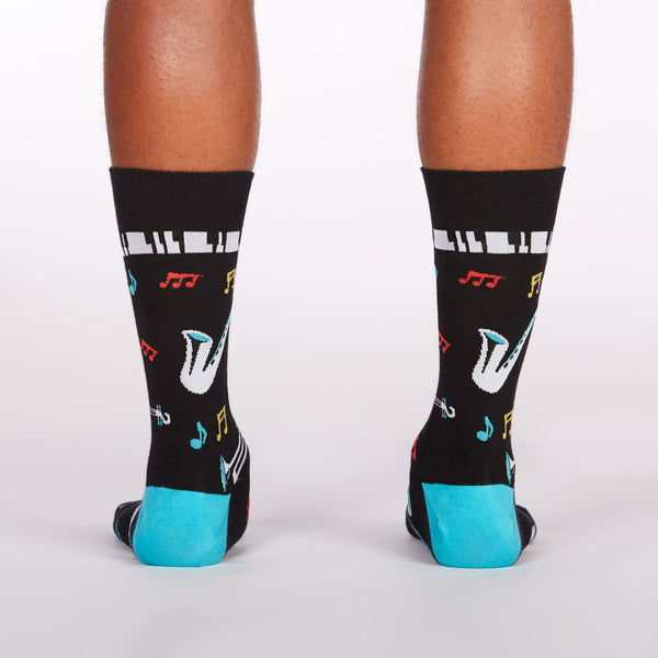 Sock It To Me All That Jazz Men's Crew Socks