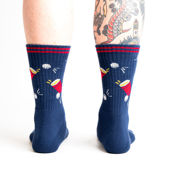 Sock It To Me America's Cup Ribbed Crew Socks