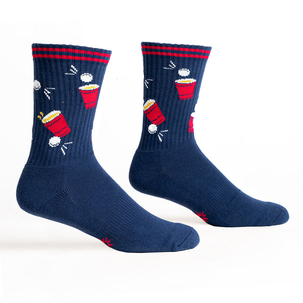 Sock It To Me America's Cup Ribbed Crew Socks