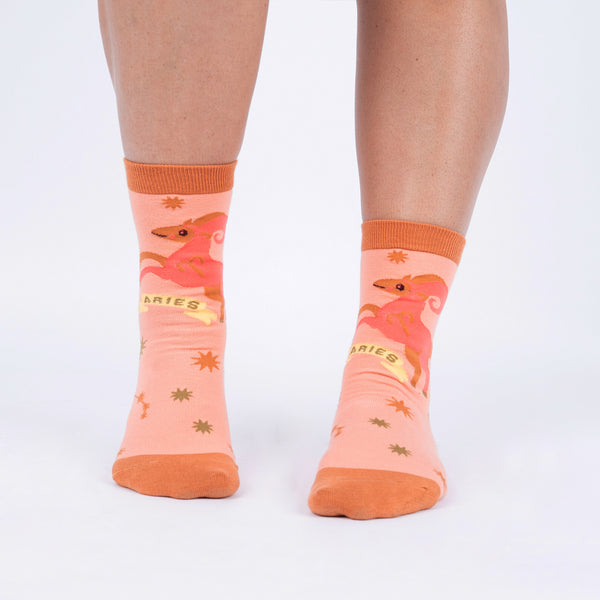 Sock It To Me Aries Greeting Card With Socks