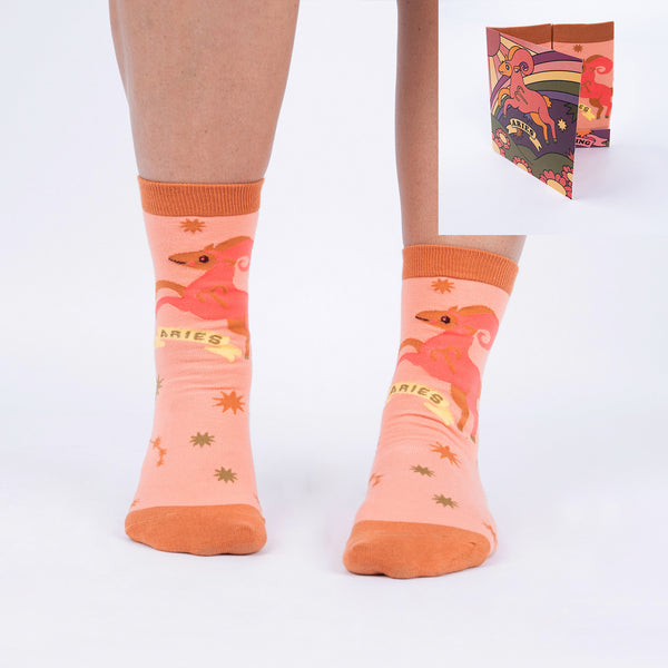 sock it to me Aries Greeting Card with Socks