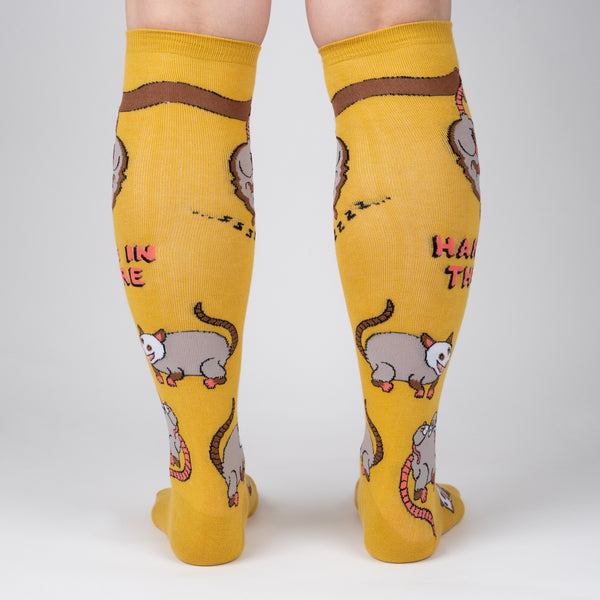 Sock It To Me Awesome Opossum Knee High Socks