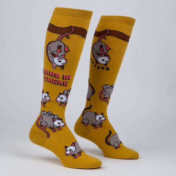 Sock It To Me Awesome Opossum Knee High Socks