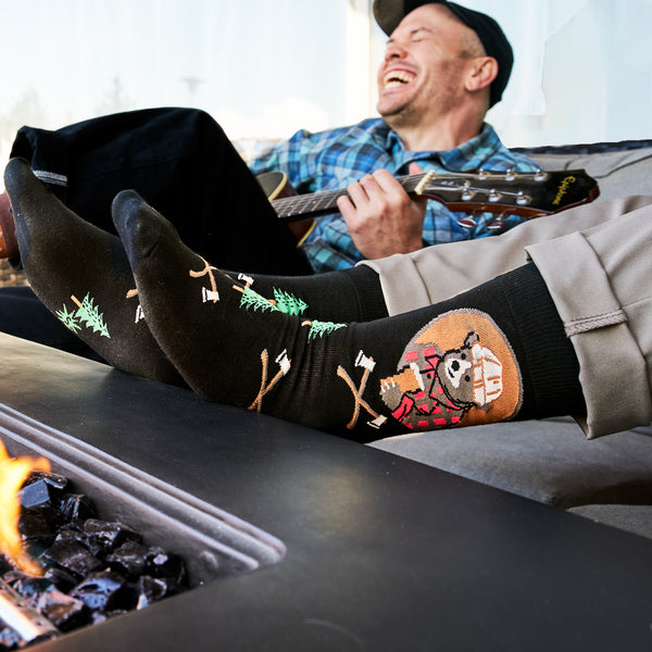 Sock It To Me Bear Necessities Crew Socks