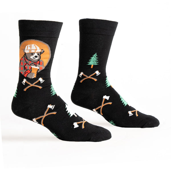 Sock It To Me Bear Necessities Crew Socks