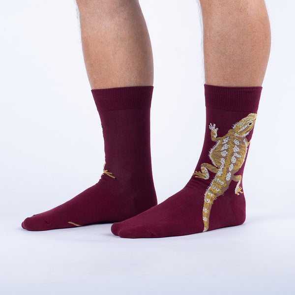 sock it to me Bearded Dragon Crew Socks