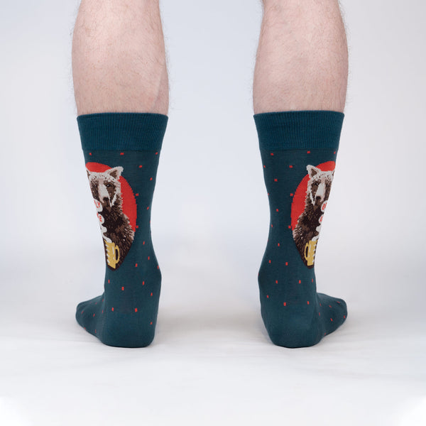 Sock It To Me Bearly Awake Men's Crew Socks