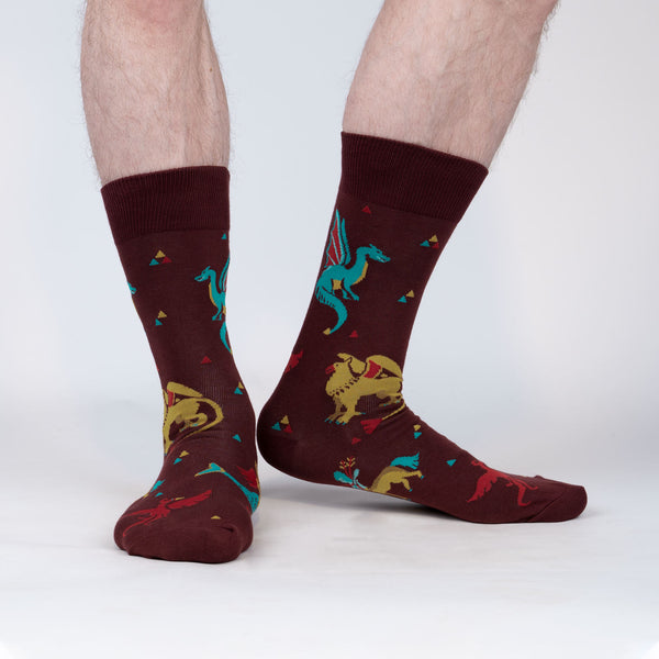 sock it to me Beasts of Yore Men's Crew Socks