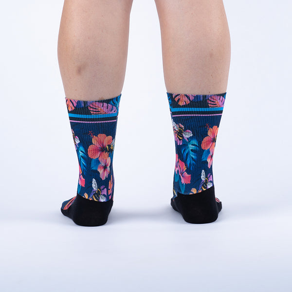 Sock It To Me Bee Bold Performance Crew Socks