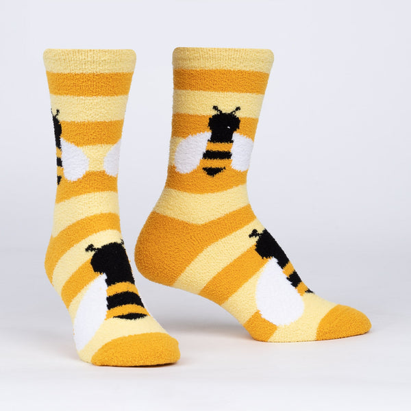 Sock It To Me Bee Cozy Slipper Socks