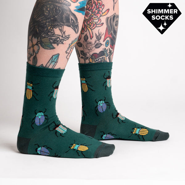 sock it to me Beetle-Mania Women's Crew Socks