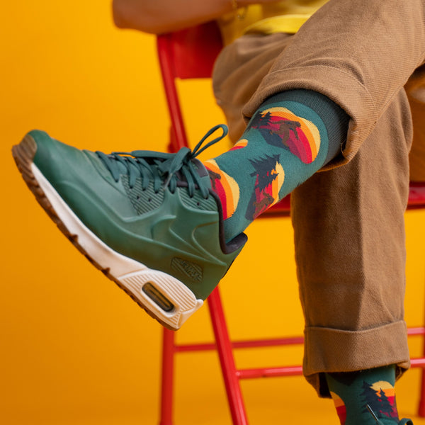 Sock It To Me Bigfoot Big Heart Crew Socks