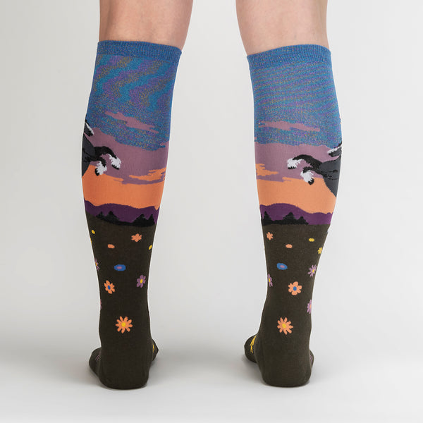Sock It To Me Black Beauty Knee High Socks
