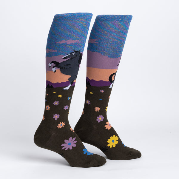 Sock It To Me Black Beauty Knee High Socks