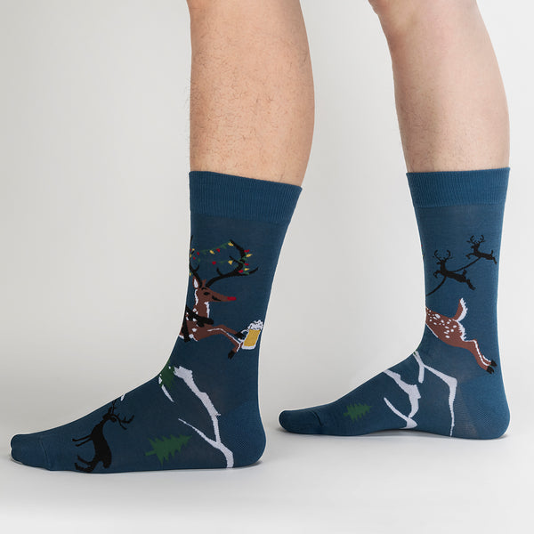 sock it to me Brew-Dolph Crew Socks