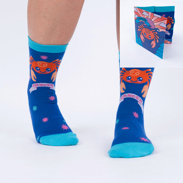 sock it to me Cancer Greeting Card with Socks
