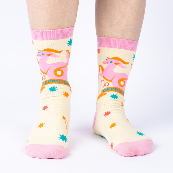 Sock It To Me Capricorn Greeting Card With Socks