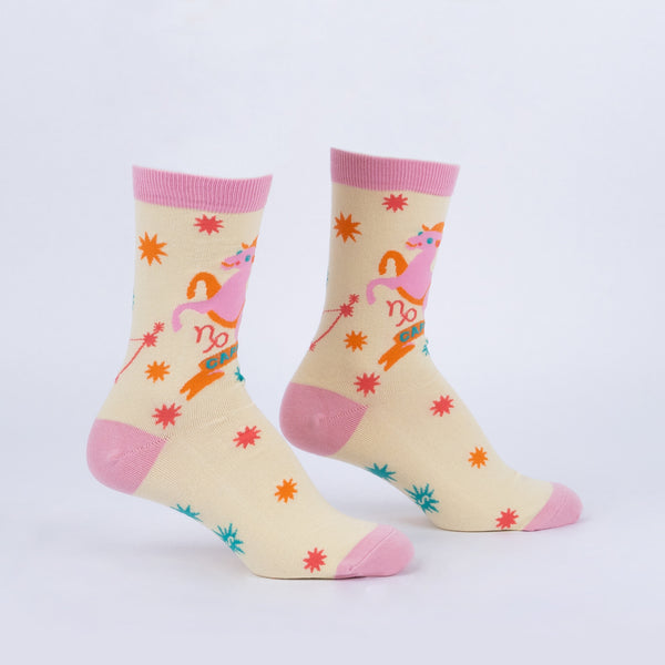 Sock It To Me Capricorn Greeting Card With Socks