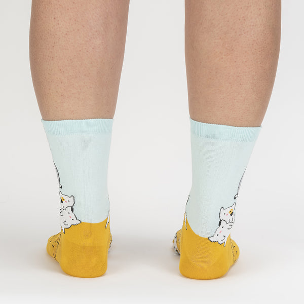 Sock It To Me Cat Claw Crew Socks