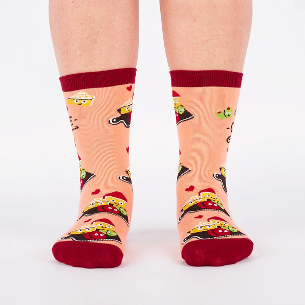 Sock It To Me Char-cute-erie Crew Socks