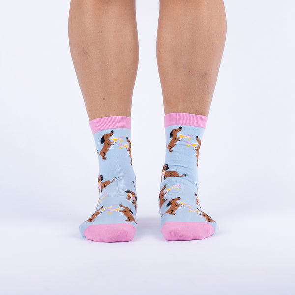 Sock It To Me Cocktail Weenies Crew Socks