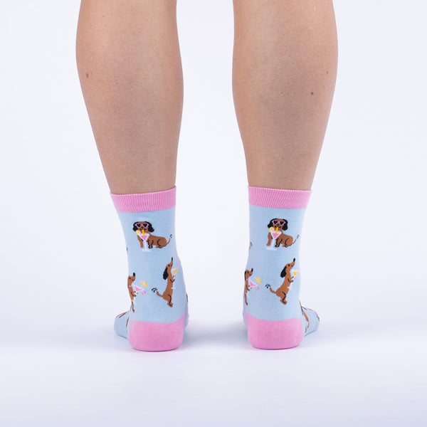 Sock It To Me Cocktail Weenies Crew Socks