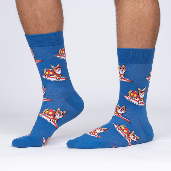 sock it to me Corgi-bunga Crew Socks