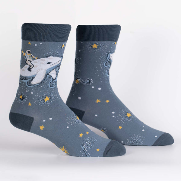 Sock It To Me Cosmic Cetacean Men's Crew Socks