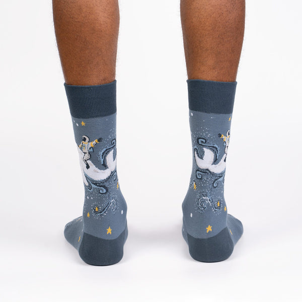 Sock It To Me Cosmic Cetacean Men's Crew Socks