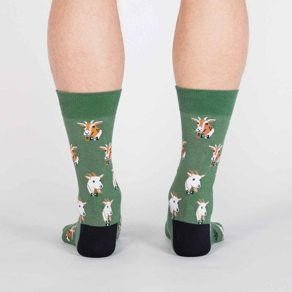 Sock It To Me Dapper Goats Men's Crew Socks