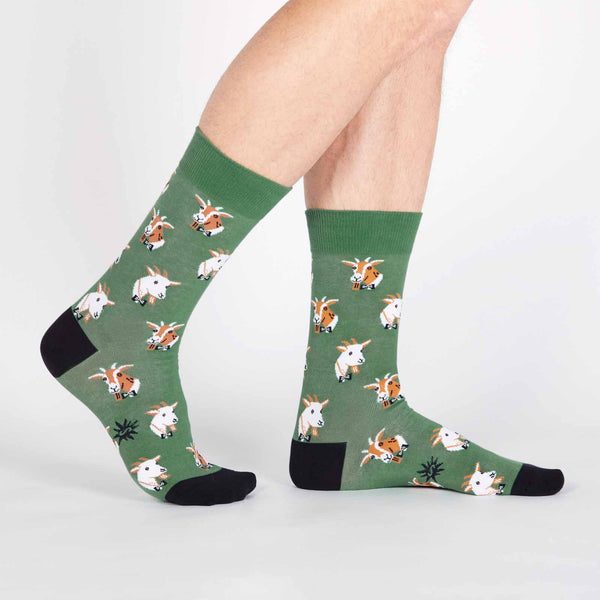 sock it to me Dapper Goats Men's Crew Socks