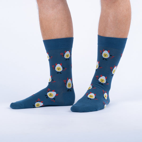 sock it to me Deviled Eggs Crew Socks