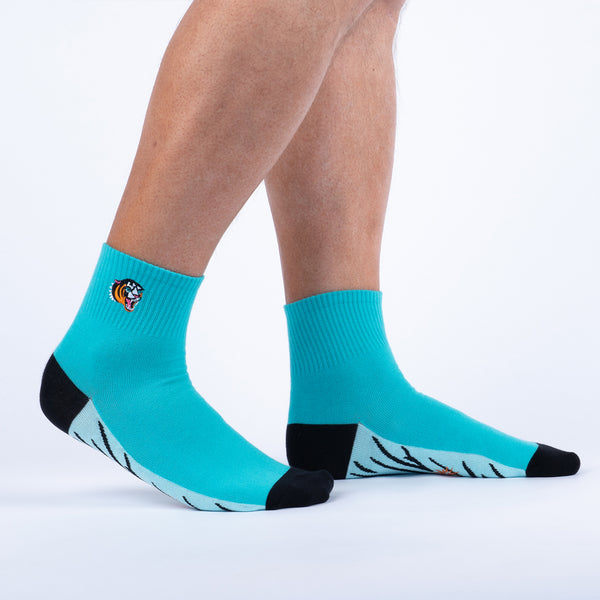 sock it to me Eye of the Tiger Quarter Socks
