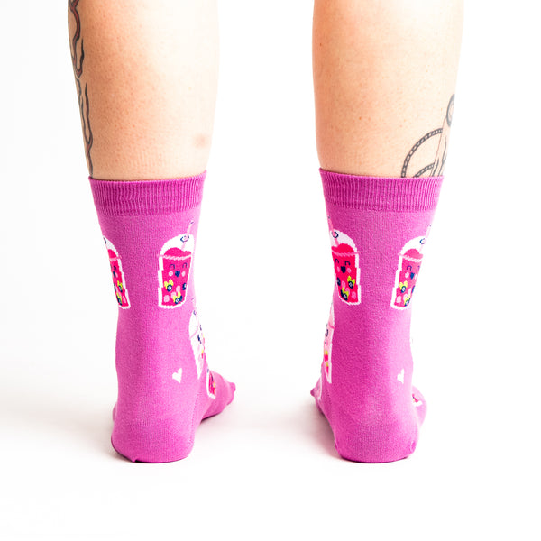 Sock It To Me Feeling Bubbly Crew Socks