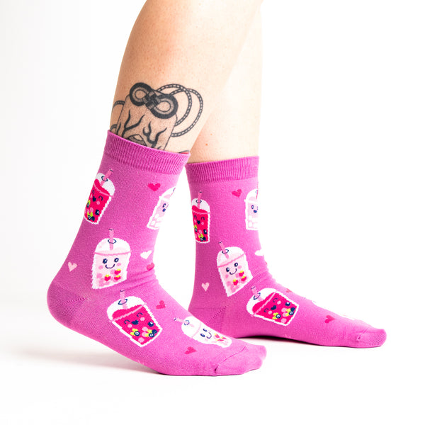 sock it to me Feeling Bubbly Crew Socks