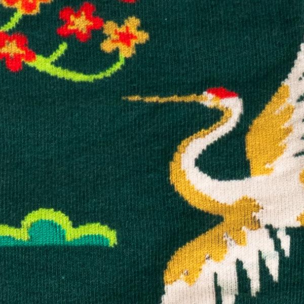 Sock It To Me Flying Cranes Knee High Socks